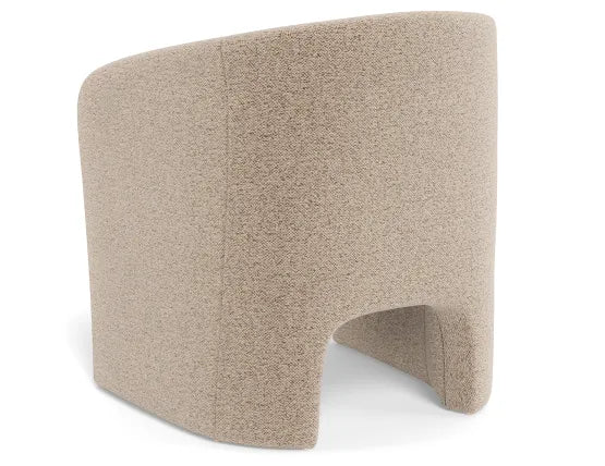 Cove Lounge Chair - Beige, Boucle