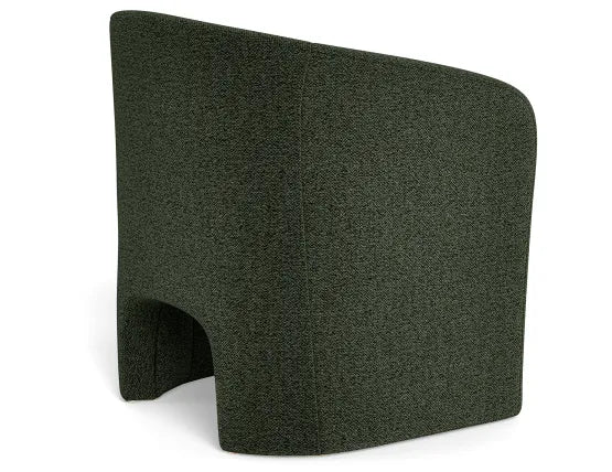 Cove Lounge Chair - Green, Boucle