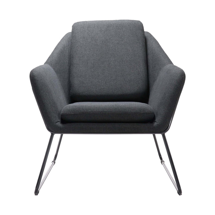 Cardinal Single Arm Chair - Charcoal 457 Fabric