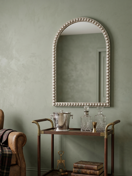 Luna Beaded Arch Mirror