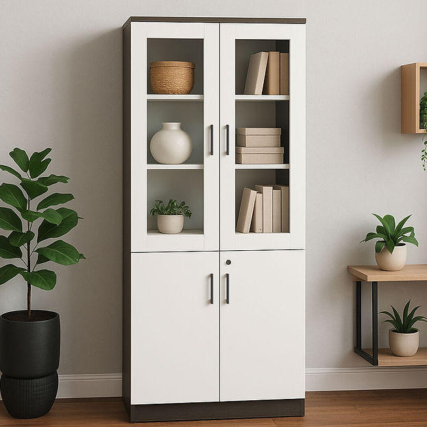 Esma Storage Cabinet Filing Bookcases Unit