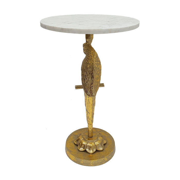 Marble Perch Accent Table