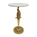 Marble Perch Accent Table