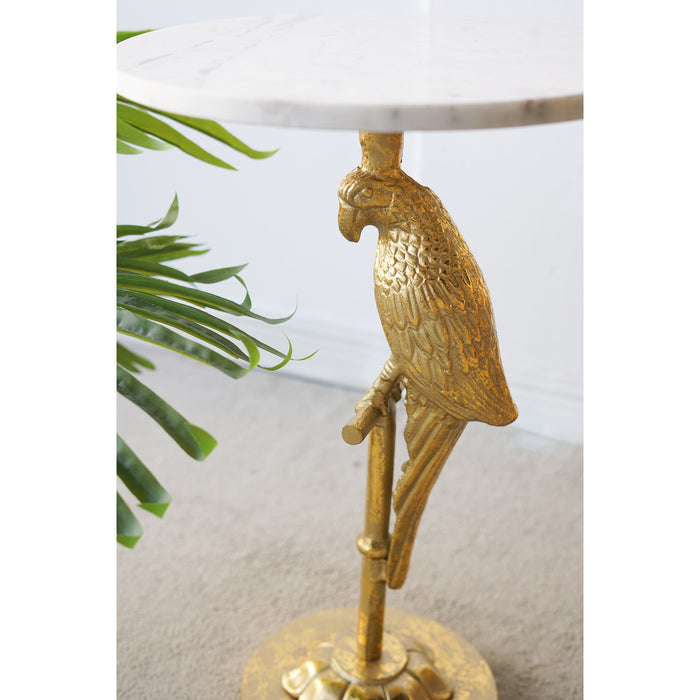 Marble Perch Accent Table