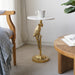 Marble Perch Accent Table
