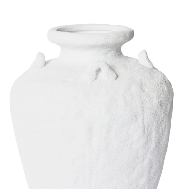 Aziza Vase - White, 45cm (H)