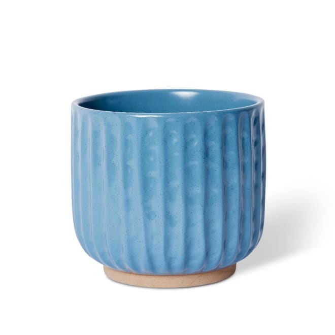 Emery Pot - Blue, 15cm (H)