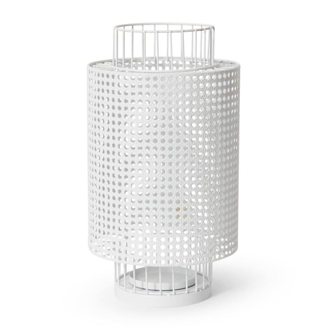 Morgan Candle Holder - White, 46cm (H)