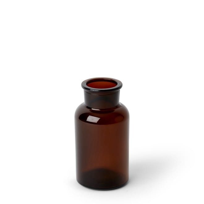 Specimen Bottle - Brown, 13cm (H)