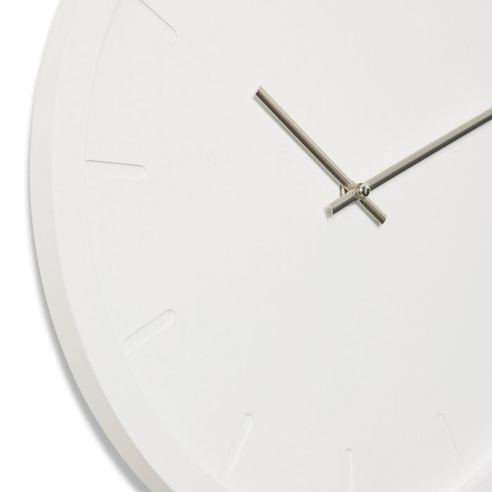 Brayden Wall Clock - White, 40cm (H)