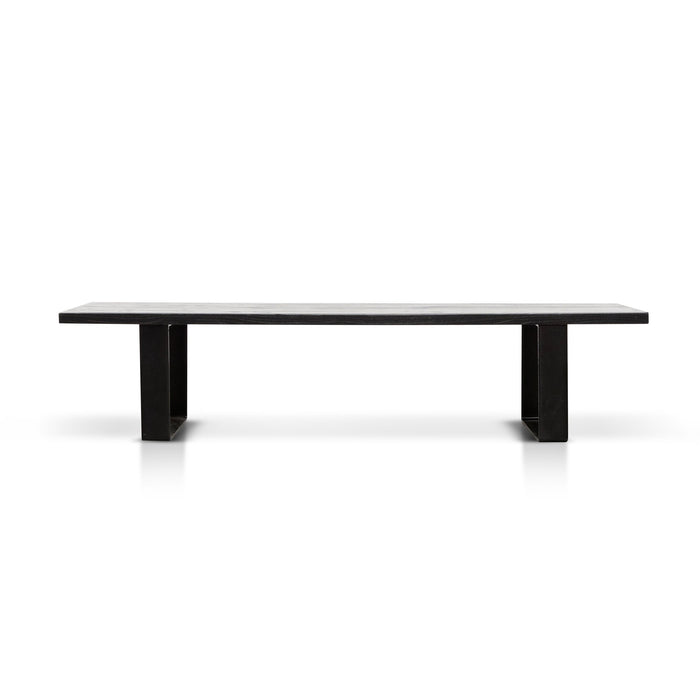 CDB6065 2m Reclaimed Wood Bench - Black