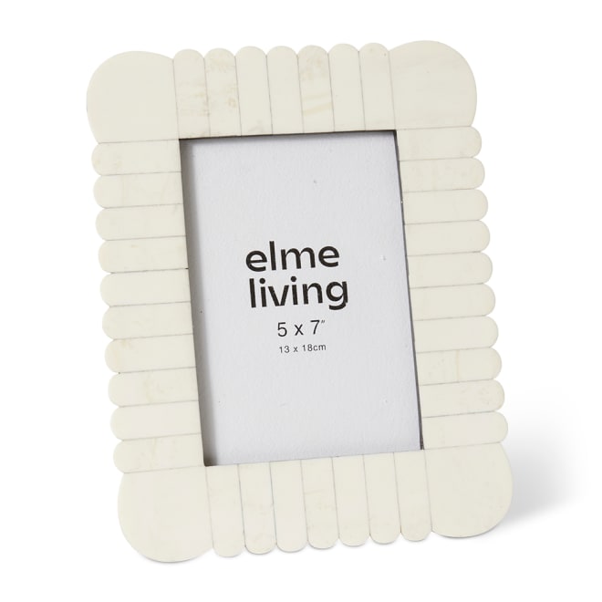 Senan 5 x 7" Photo Frame - Cream, 21cm (H)