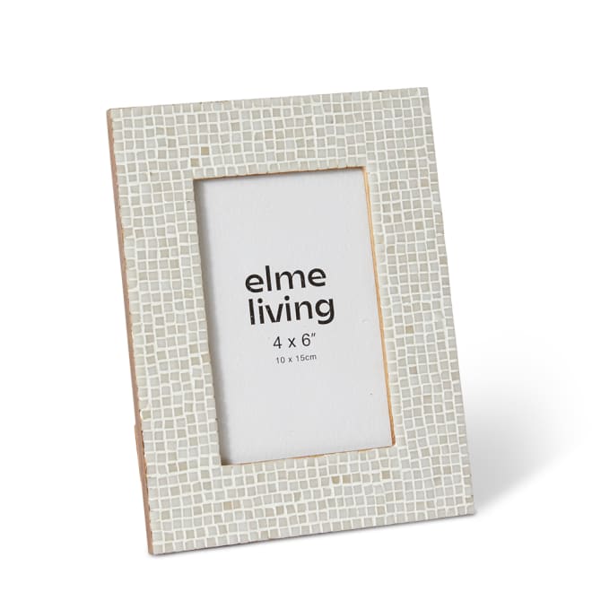 Cambria 4 x 6" Photo Frame - White, 19cm (H)