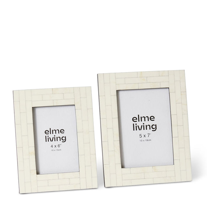 Emerson 4x6" Photo Frame - Cream, 22cm (H)