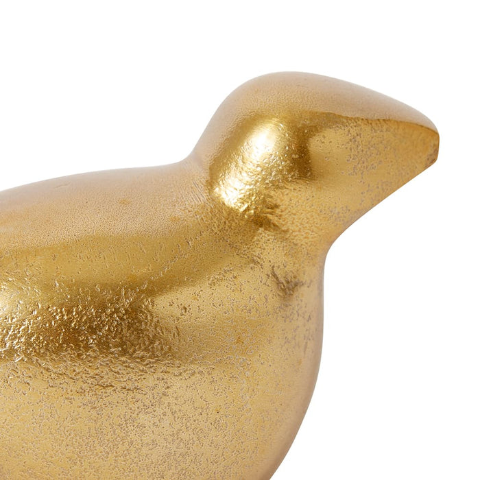 Robin Sculpture - Gold, 8cm (H)