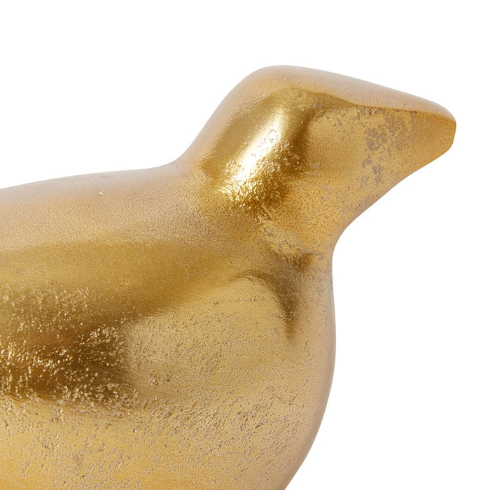 Robin Sculpture - Gold, 10cm (H)
