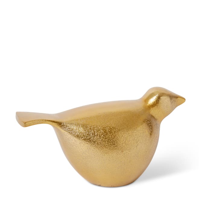 Robin Sculpture - Gold, 13cm (H)