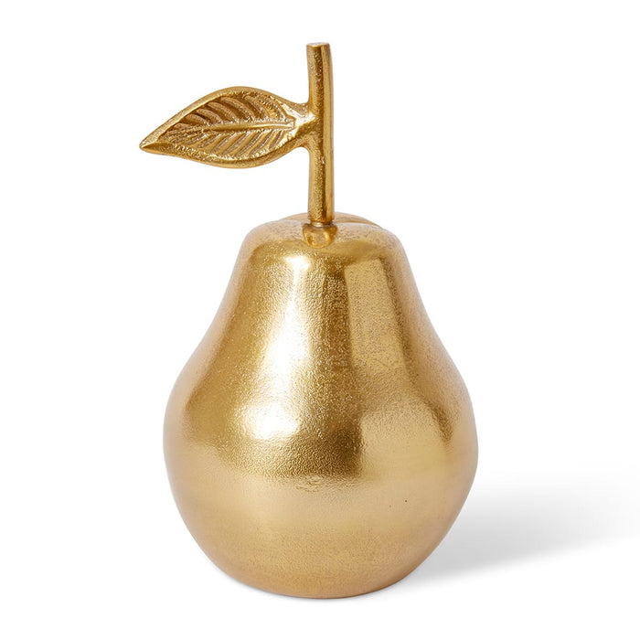 Pear Sculpture - Gold, 22cm (H)