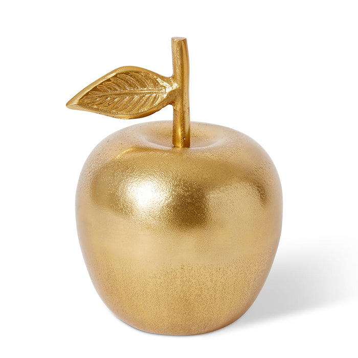 Apple Sculpture - Gold, 19cm (H)