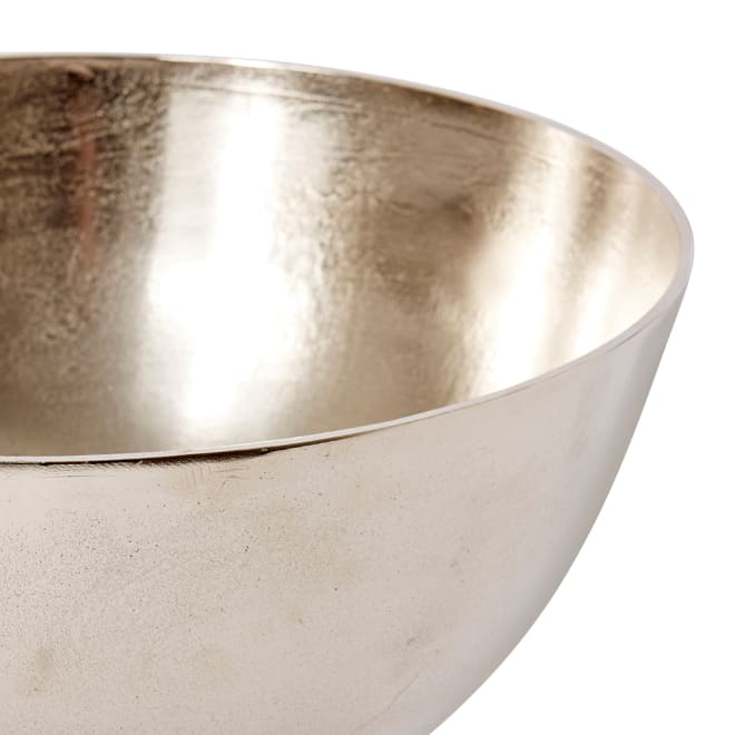 Decor Munro Bowl - Nickle, 35cm (H)