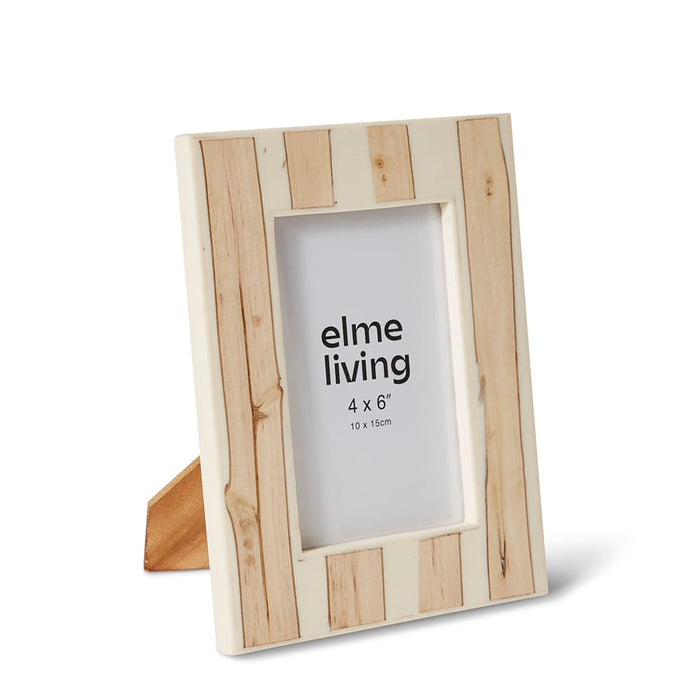 Hetuwa 4x6" Photo Frame - Cream/Natural, 22cm (H)