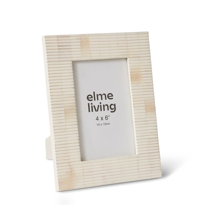 Zev 4 x 6" Photo Frame - Cream, 15cm (H)