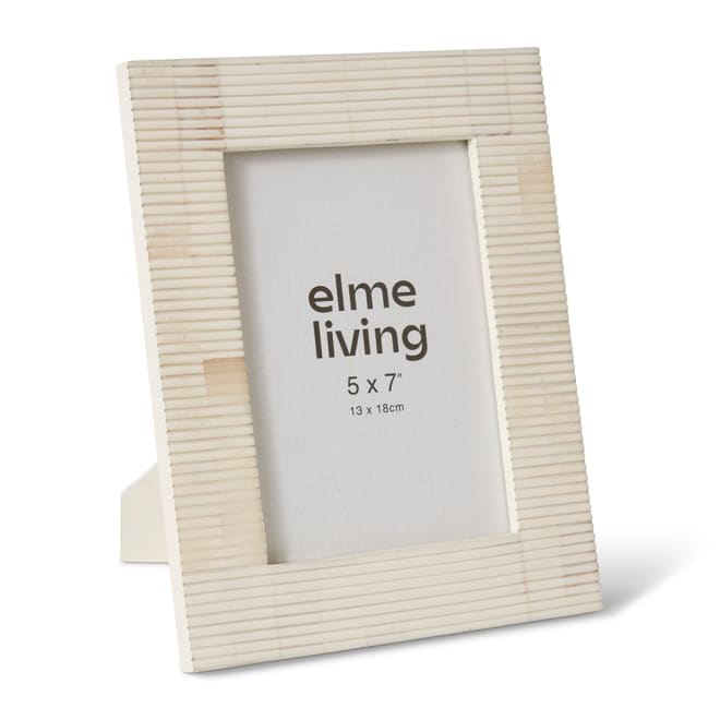 Zev 5 x 7" Photo Frame - Cream, 18cm (H)