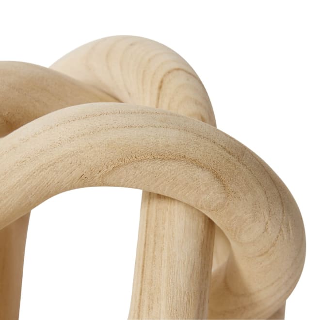Bayo Wooden Sculpture - Natural, 20cm (H)