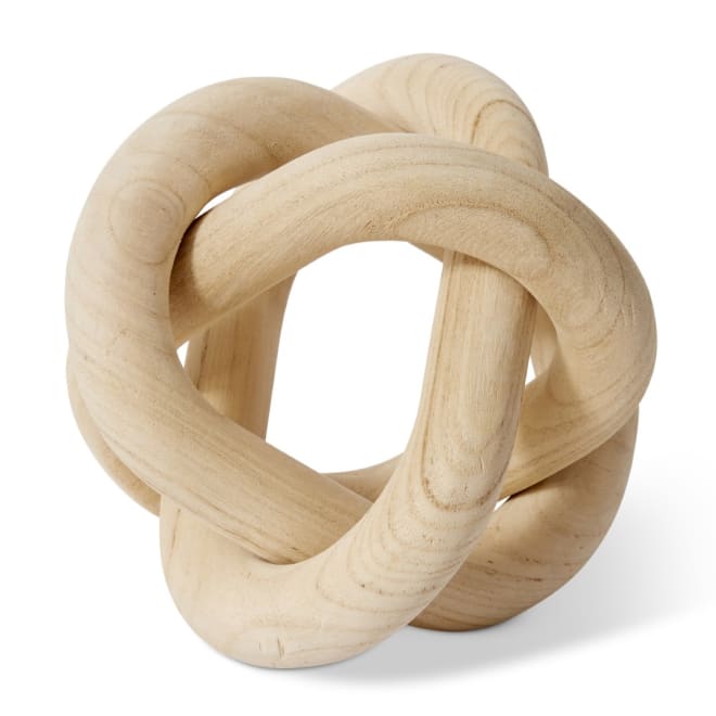 Bayo Wooden Sculpture - Natural, 20cm (H)
