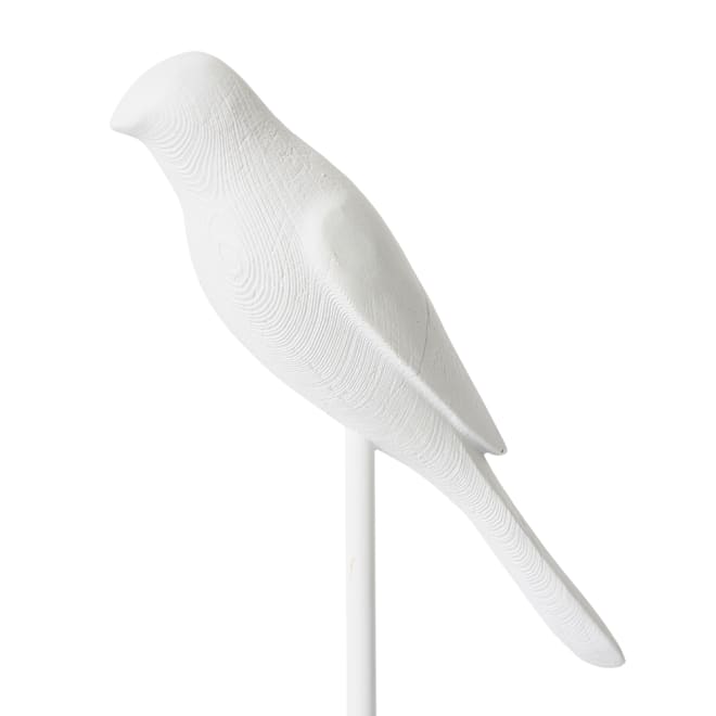 Amy Bird Sculpture - White, 32cm (H)