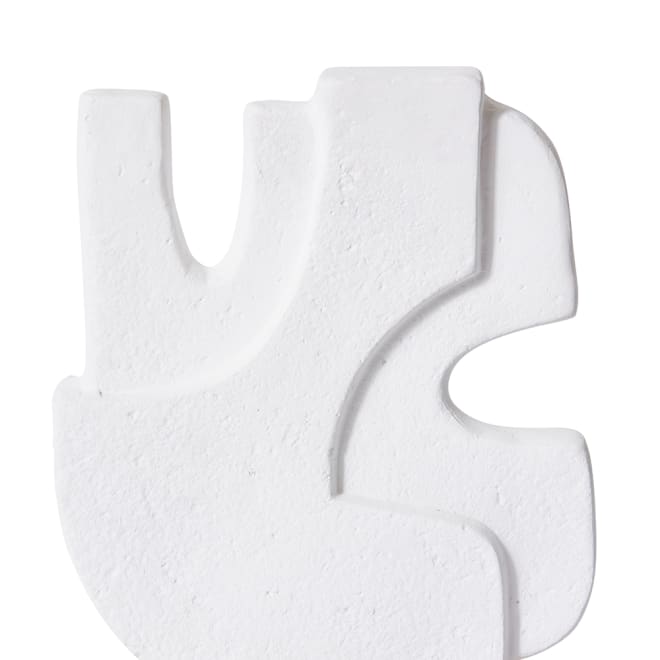 Muzaffar Sculpture - White/Natural, 34cm (H)