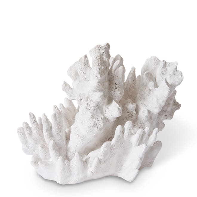 Coral Wave - White, 21cm (H)