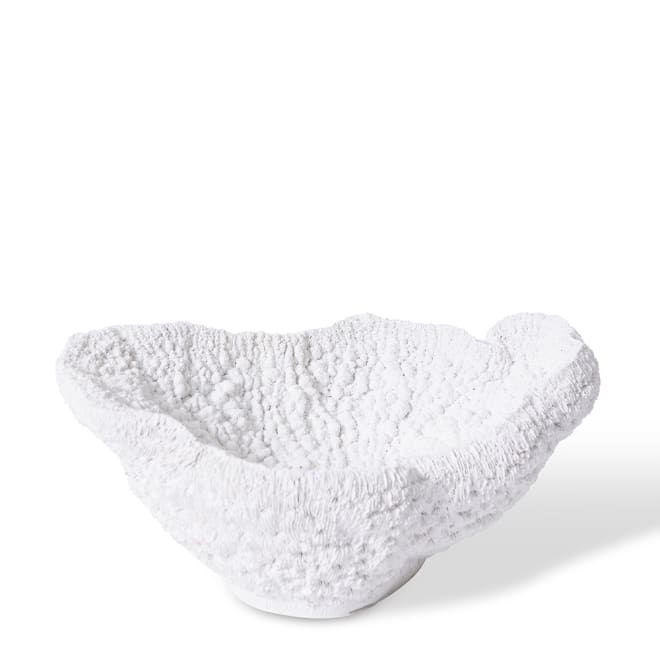 Coral Bowl - White, 12cm (H)