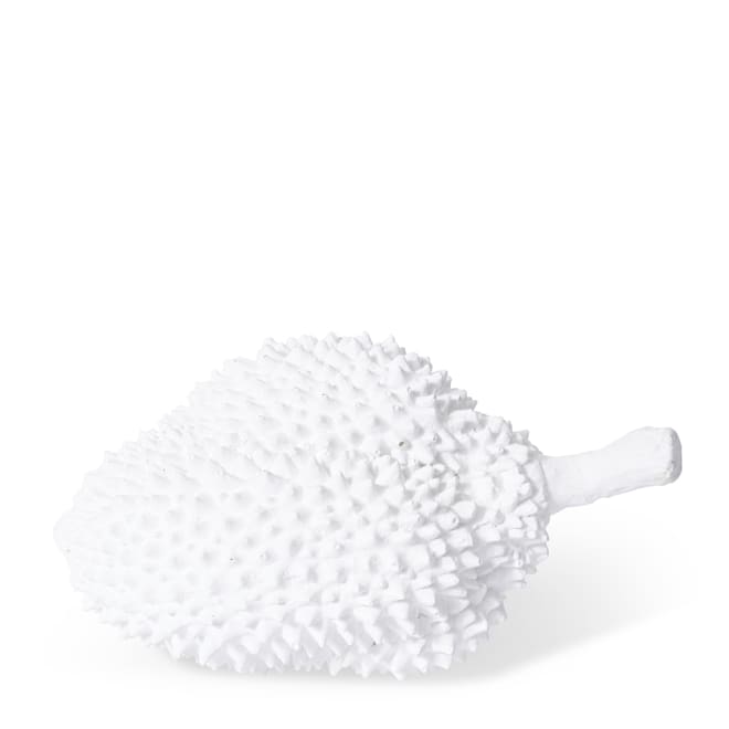 Durian Sculpture - White, 16cm (H)