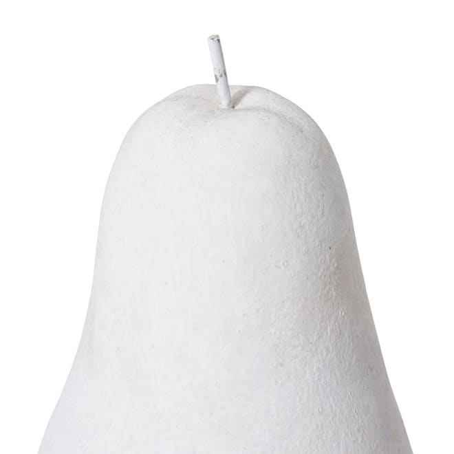 Pear Sculpture - White, 18cm (H)