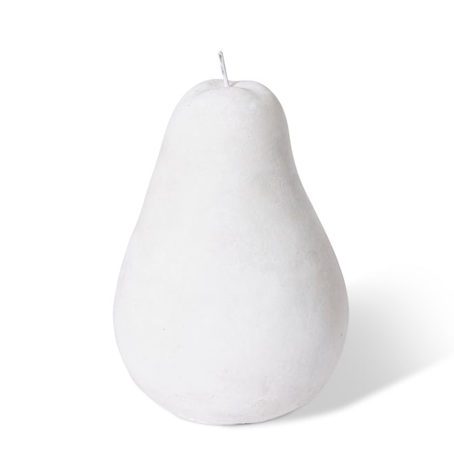 Pear Sculpture - White, 22cm (H)