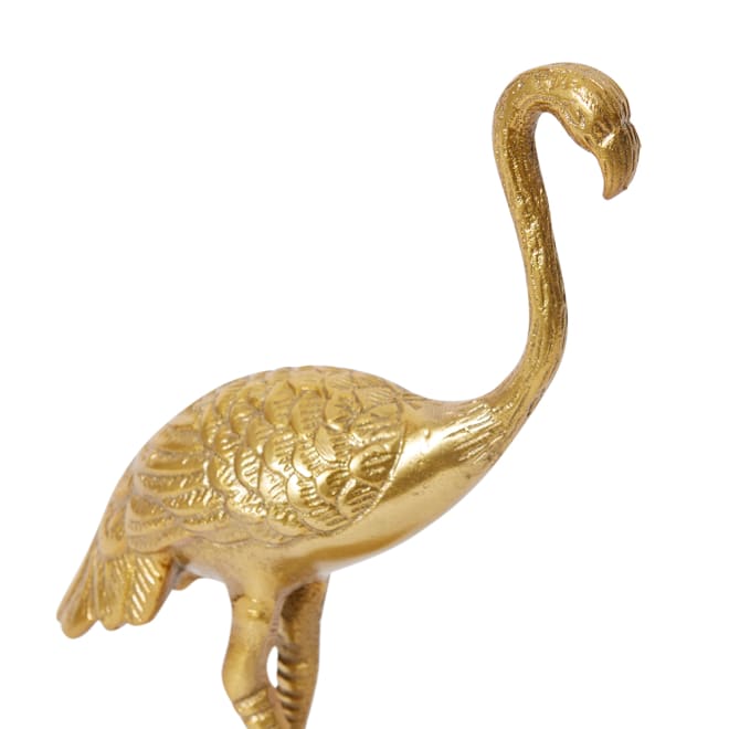 Heron Sculpture - Gold, 28cm (H)