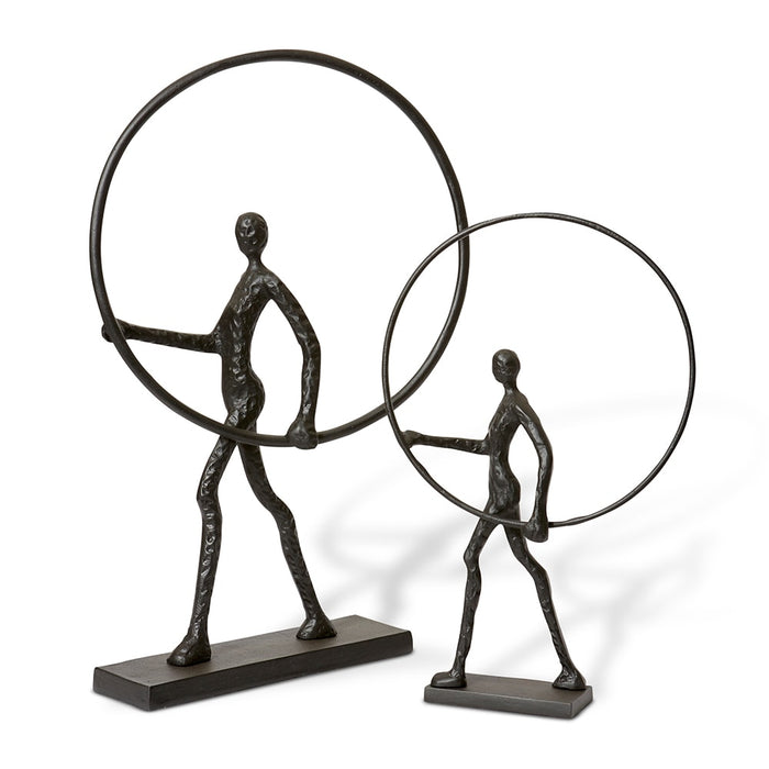 Musa Sculpture - Black, 70cm (H)
