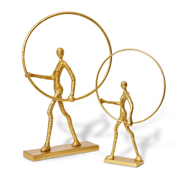 Musa Sculpture - Gold, 70cm (H)