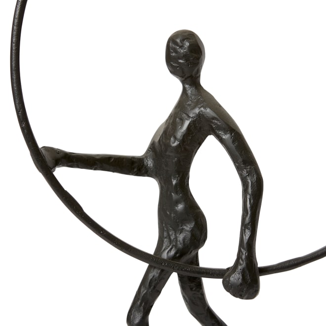 Musa Sculpture - Black, 53cm (H)