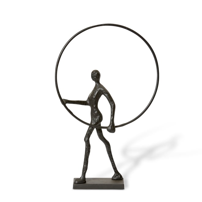 Musa Sculpture - Black, 53cm (H)