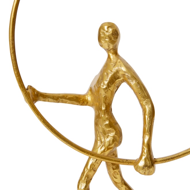 Musa Sculpture - Gold, 53cm (H)