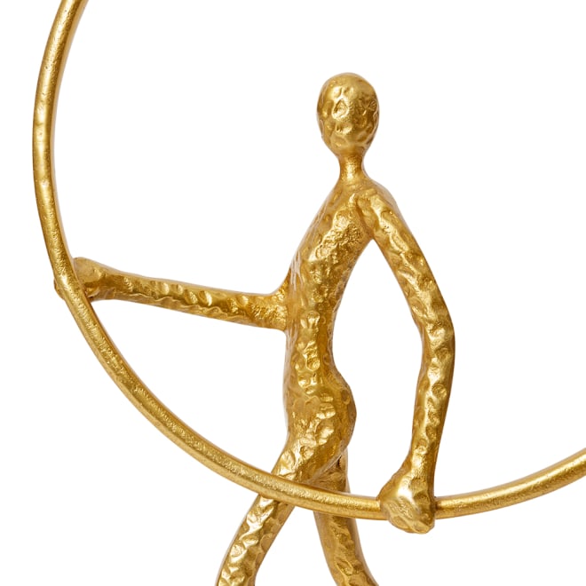 Musa Sculpture - Gold, 70cm (H)