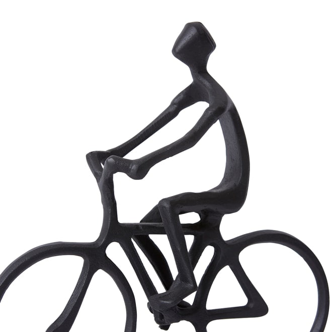 Cycling Sculpture - Black, 25cm (H)