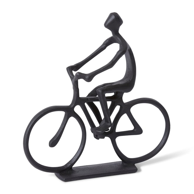 Cycling Sculpture - Black, 25cm (H)