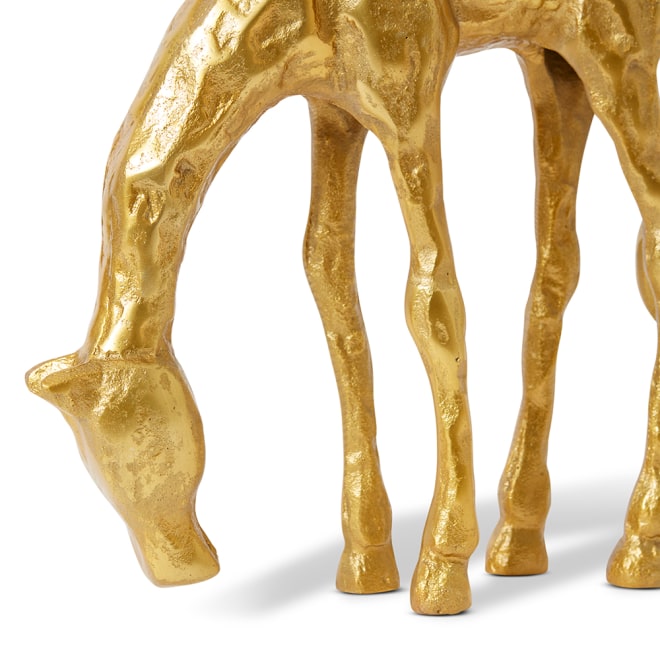 Horse Sculpture - Gold, 30cm (H)
