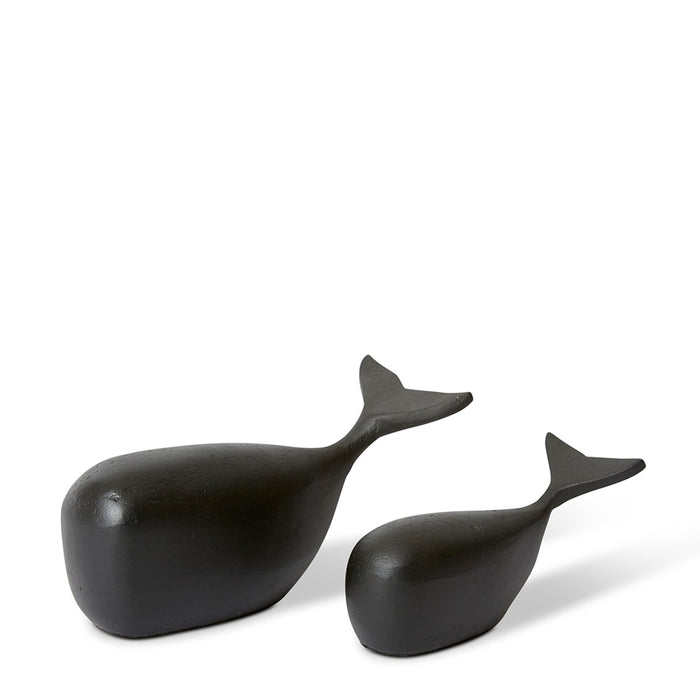 Whale Sculpture - Black, 6cm (H)