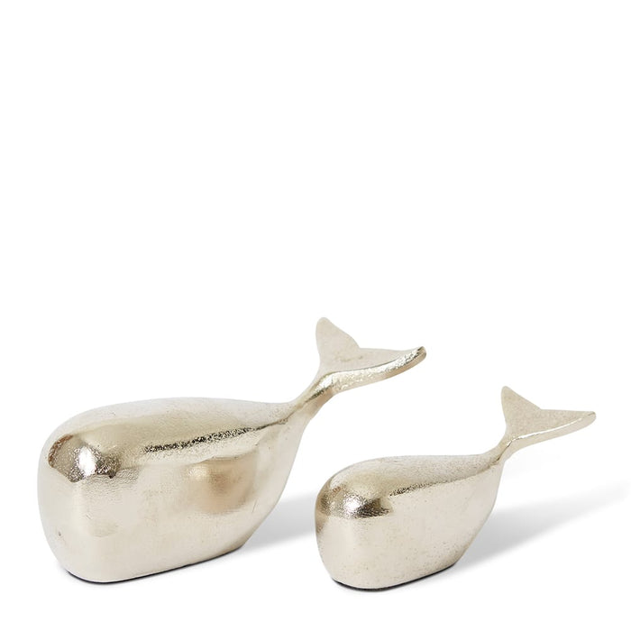 Whale Sculpture - Nickel, 6cm (H)