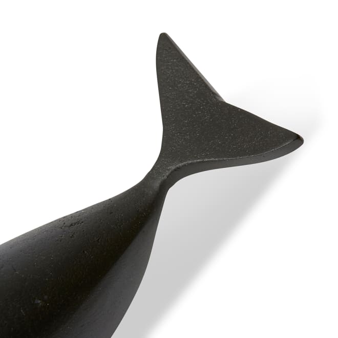Whale Sculpture - Black, 6cm (H)