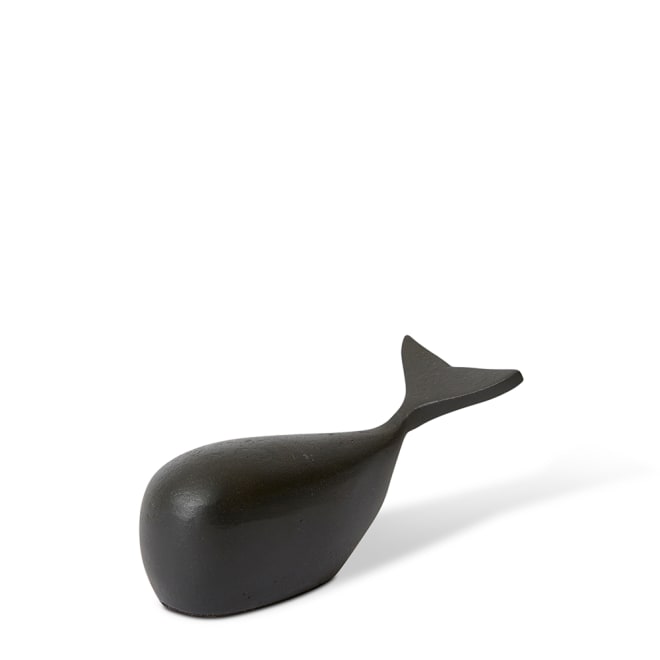 Whale Sculpture - Black, 6cm (H)